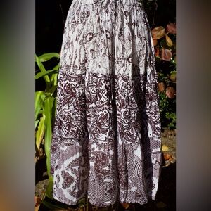 Vintage Paisley Maxi Skirt